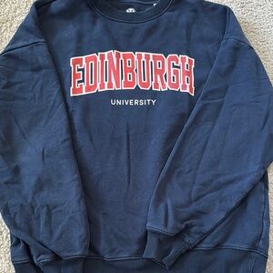 Edinburgh University Navy Sweater crewneck